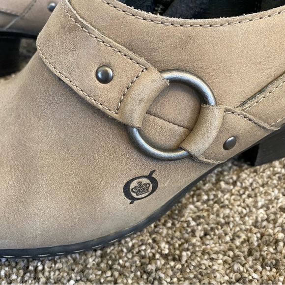 Born Women's Zowy Slip On Grey Leather Size 8 - Picture 12 of 12